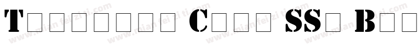 Template Caps SSi Bold字体转换